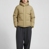 Men's Classic Puffer Jacket with Adjustable Hood