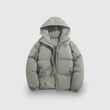 Men's Classic Puffer Jacket with Adjustable Hood